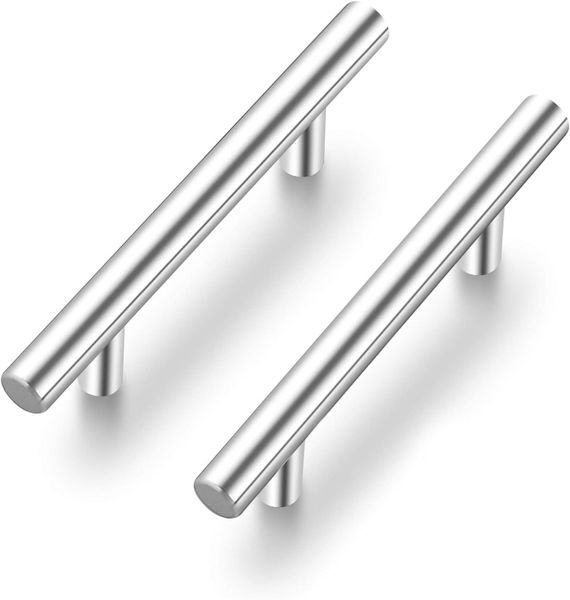 30Pcs Stainless Steel Kitchen Pull Cabinet Handles - Silver