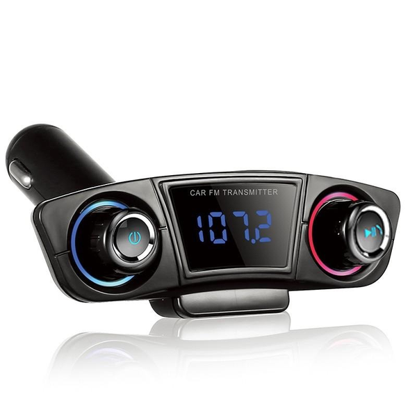 Aerbes AB-Q513 Car Bluetooth FM Modulator 3.1A Dual USB Port