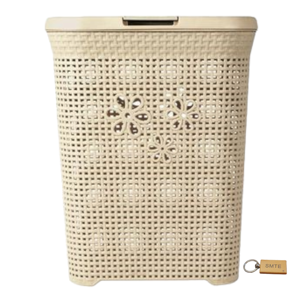 Smte-Daisy Laundry Basket 50L with SMTE Keyring