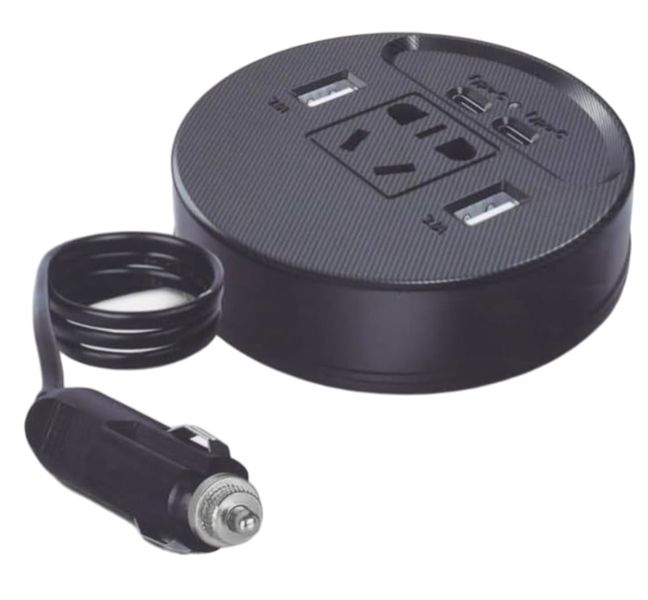 In Car 75m Compact 150W Car Power Inverter Muliti-Charger Modulator USB &amp;AC