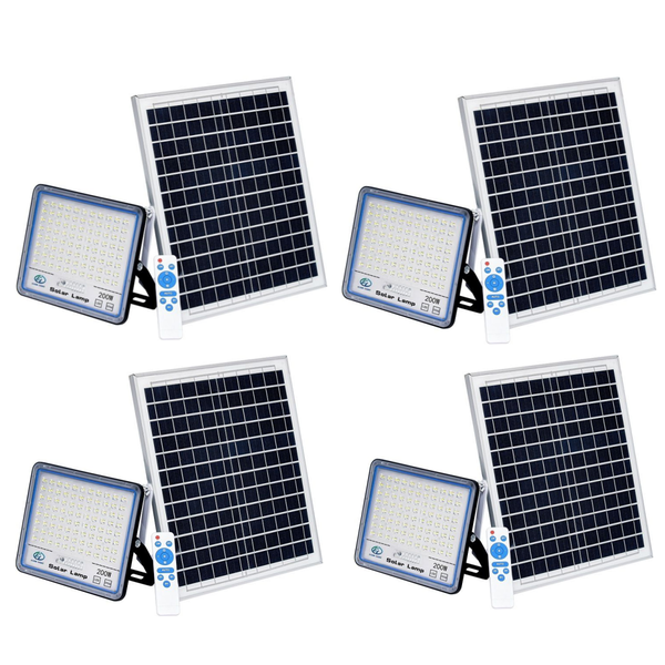 High Quality Solar Floodlight Floodlight 200W x 4