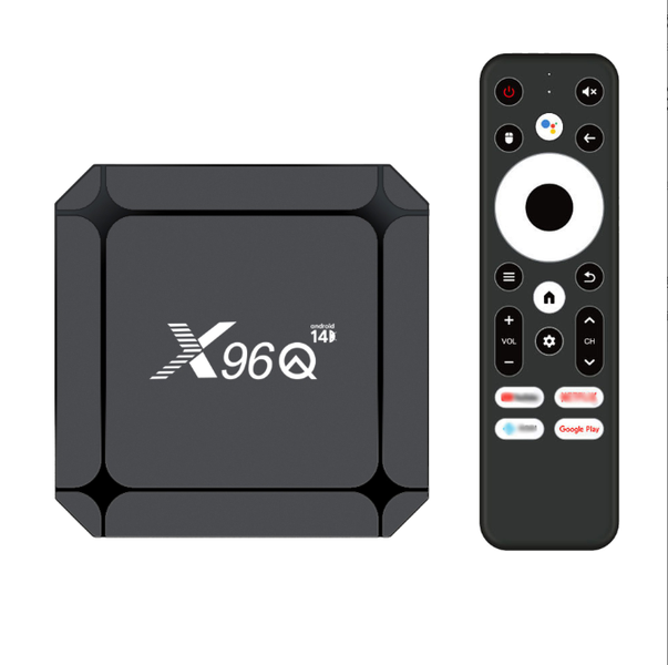 Smart TV Box, Android 14, Media Player, X96Q RK3518 Quad-core TV Box, 16GB