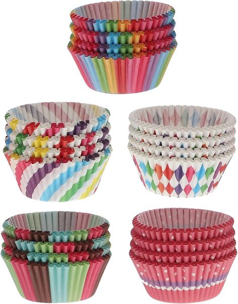 500pcs Nonstick Paper Baking Cups Muffin Cupcake Holders Greaseproof Heat