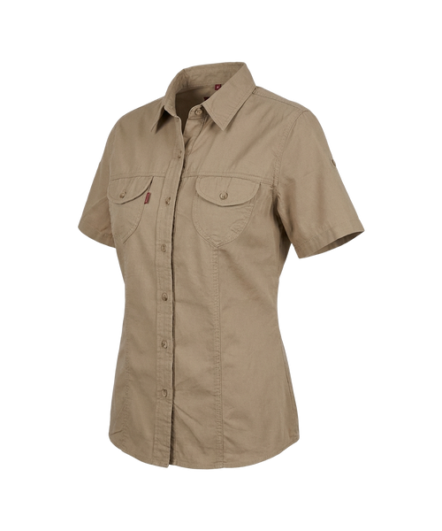 Salty - Women's Safari Shirt - Khaki