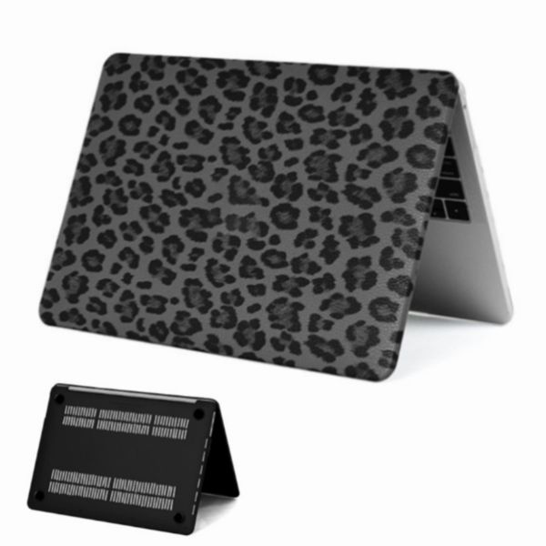 Leopard Grain Hard Case Compatible with MacBook Air 13.6 - inch M4 Cover