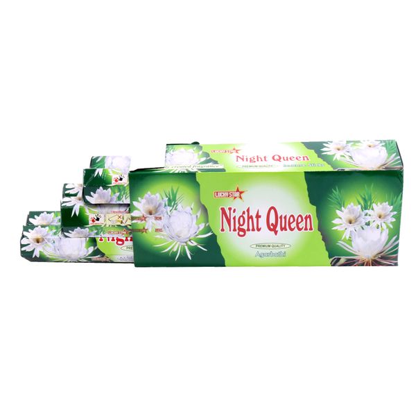 Incense Sticks - Night Queen 9" Premium Quality Agarbatti - 120 Sticks