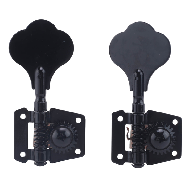 4Pcs Guitar Tuning Pegs Electric Bass Guitar Gear Tuning Pegs Black