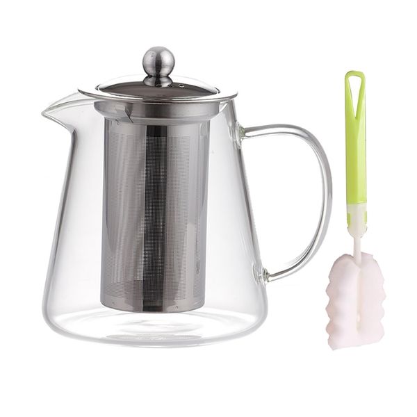 950ml Glass Teapot with Removable Stainless Steel Infuser