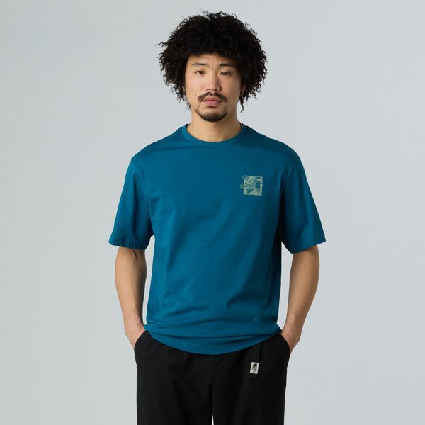 The North Face - Men's Connect Relaxed Graphic T-shirt in Mineral Ink Blue