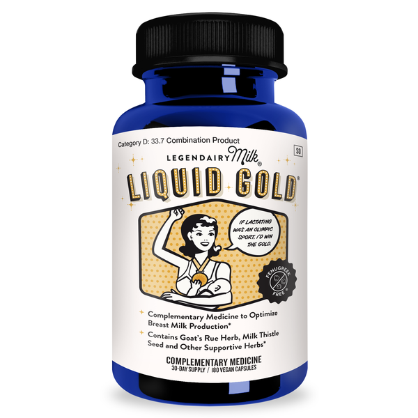 Legendairy Milk Liquid Gold 180 Capsules - Herbal Lactation Supplement