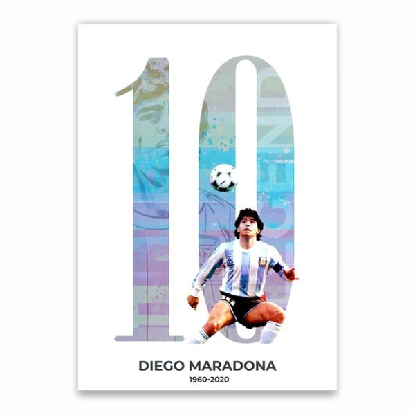 Diego Maradona 10 Poster - A1