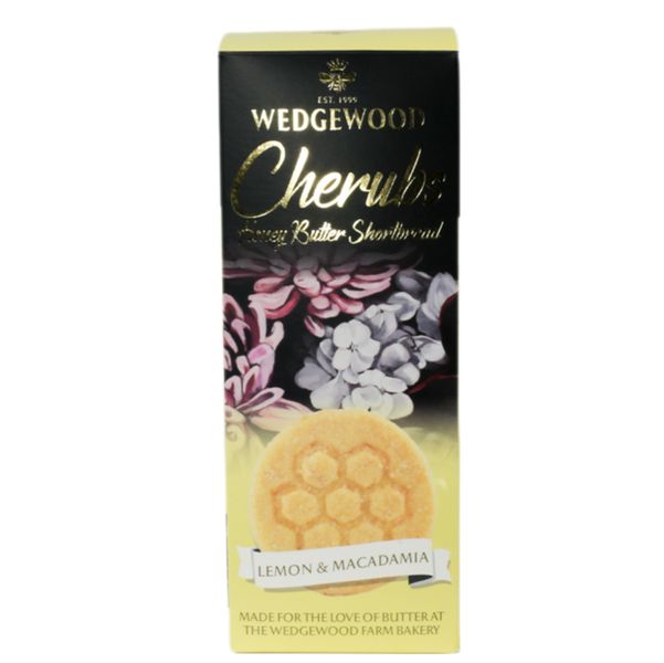 Cherubs All Butter Honey Shortbread Biscuits - Lemon and Macadamia