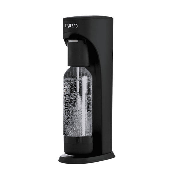 Bibo Fizz Bar (Including CO2 Cylinder) &amp; 5 1lt Bottles - Black