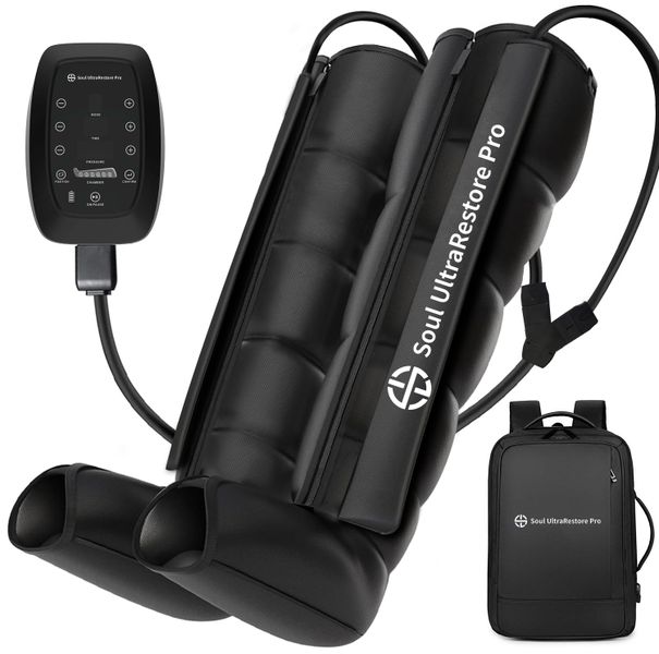 Soul Ultra Restore Pro 6-Chamber Pneumatic Leg Compression Boot