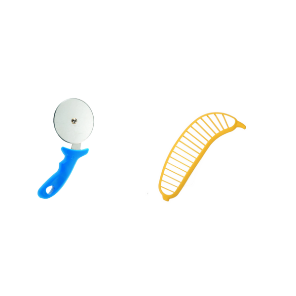 Pizza Cutter &amp; Banana Slicer Combo