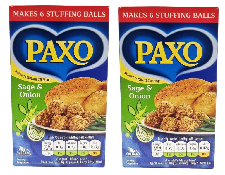 Paxo Sage and Onion Stuffing 85g 2-Pack