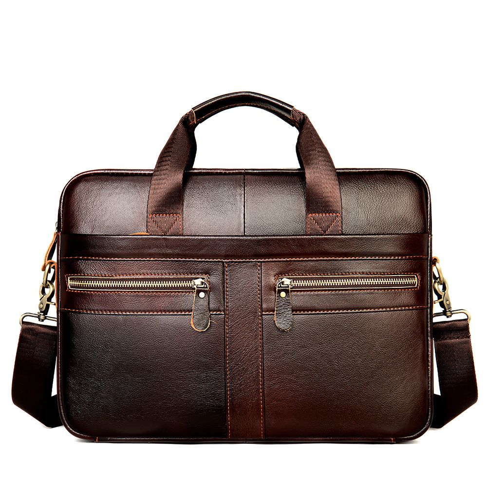 Genuine Leather Retro Business Laptop Bag | Shop Today. Get it Tomorrow ...