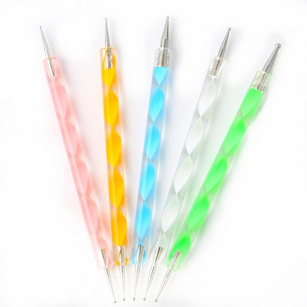 5Pcs Double Heads Nail Art Dotting Pen