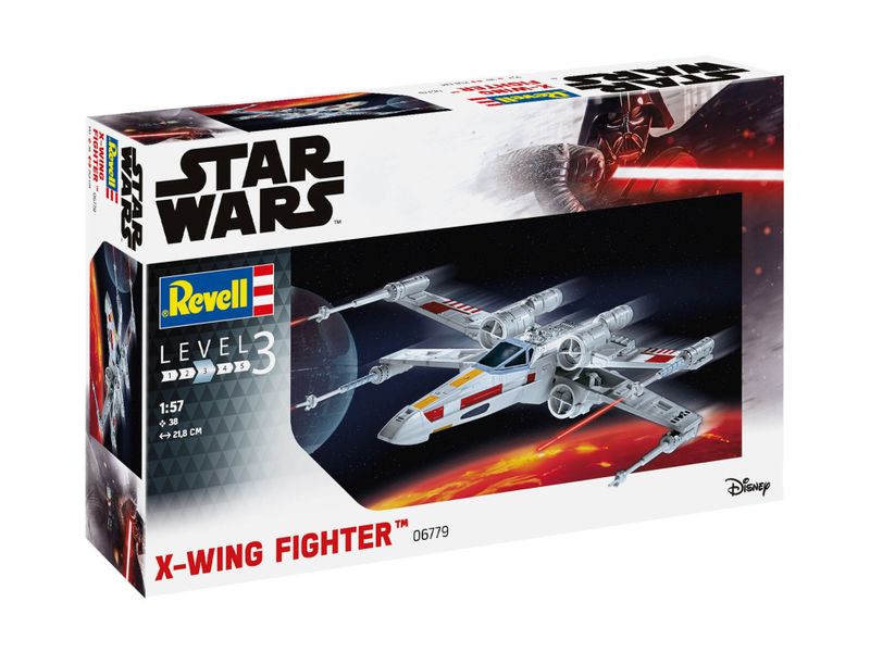 Revell 1/57 Star Wars X-Wing Fighter Plastic Model Kit