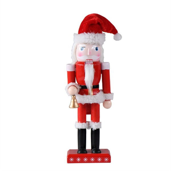 Christmas Santa Claus Nutcracker Holiday Wood Nutcracker Santa Figure Home
