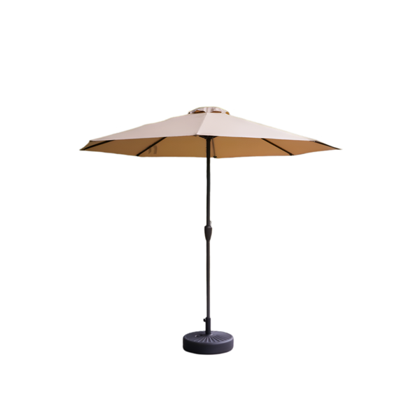 Round Outdoor Foldable Patio Umbrella For Sun Protection