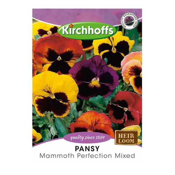 Kirchhoffs Pansy Mammoth Perfection Mixed
