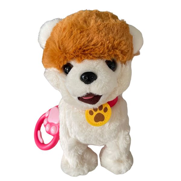 Interactive Singing and Walking Plush Dog Toy