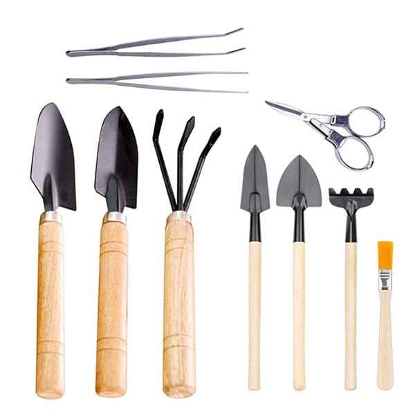 10-In-1 Mini Gardening Planting Tool Kit For Bonsai Small Plants