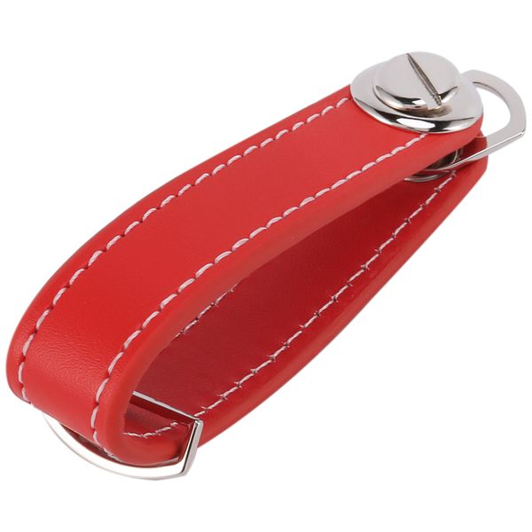 Car Key Pouch Case Wallet Holder Chain Key Wallet Ring Pocket Red