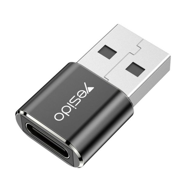 USB Male to Type C Female Adapter OTG Connector Converter YESIDO-(GS09)