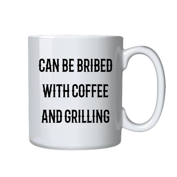 Coffee and Grilling Mug - Best Funny Novelty Cup - Ideal Gift Idea