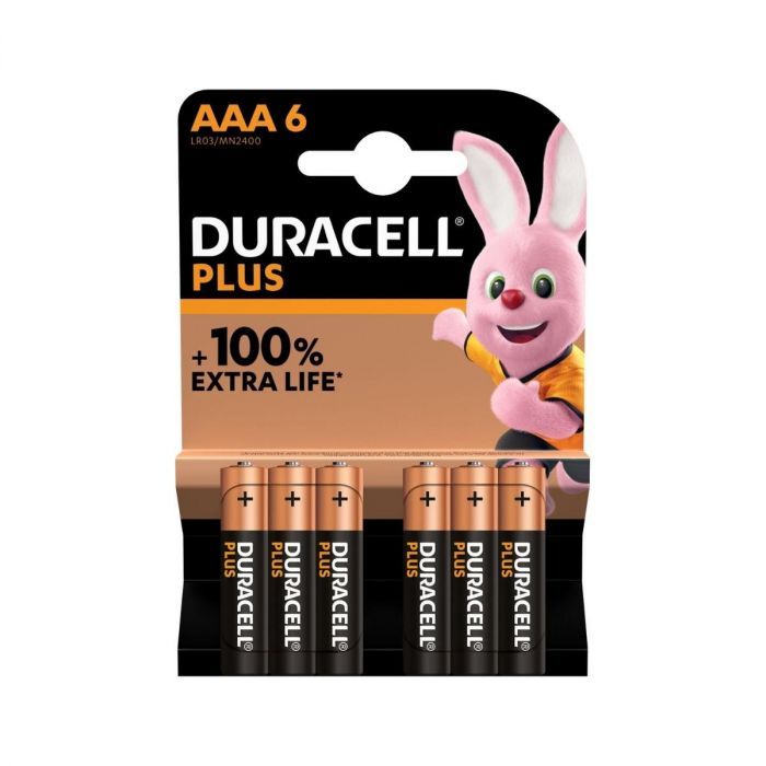 Duracell - Batteries Plus Aaa 6 Pack 