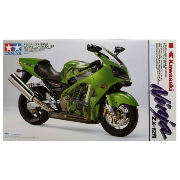 Tamiya 1/12 Kawasaki Ninja ZX-12R Motorcycle Plastic Model Kit