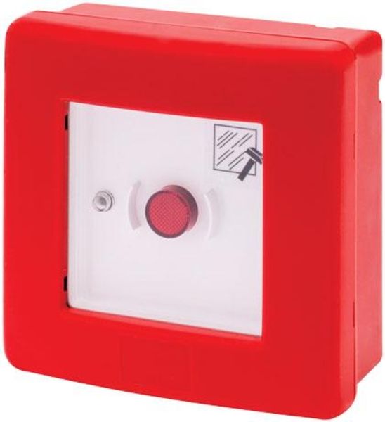 Red Emergency Break-Glass Stn Ip55