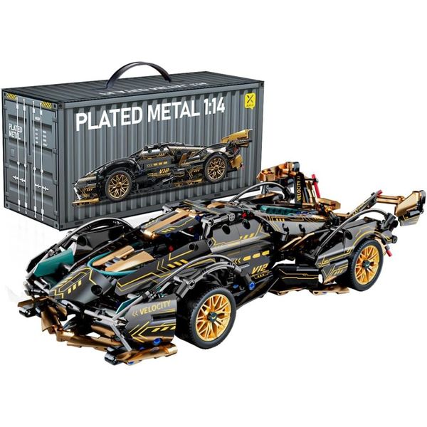 Sport Racing Car Building Block Sets for Adults, 1:14 Race Supercar ToysKits