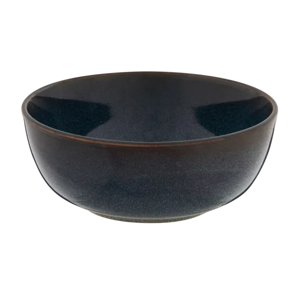 Kitro Blue Grazed Porcelain Cereal Bowl - 4 Piece