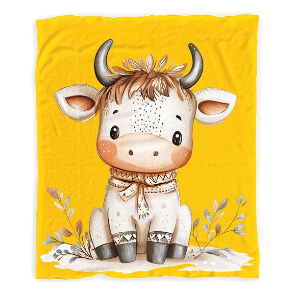 Baby Cow Baby Fleece Blanket