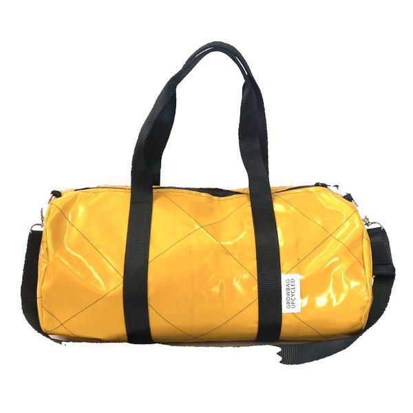 Upcycled Tarpaulin Duffle Bag