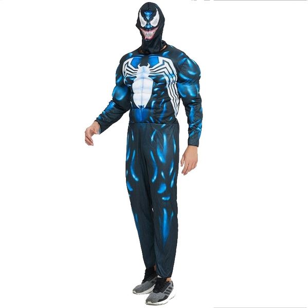 Venom Inspired Padded Superhero Costume