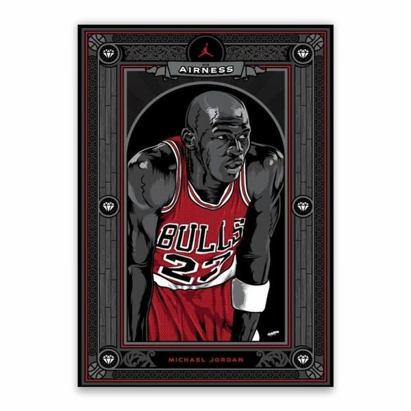 Michael Jordan Airness Poster - A1