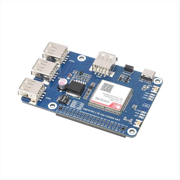 Sim7670G Module for Raspberry Pi Lte Cat-1/Gnss/Usb Compatible with None