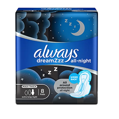 Always Dream Zzz All Night Sanitary Pad Maxi-Thick (4 packets x 8 pads), Shop Today. Get it Tomorrow!