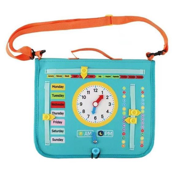 Montessori Toy Sensory PlayBoard Educational PreSchool Toddler Activity Bag