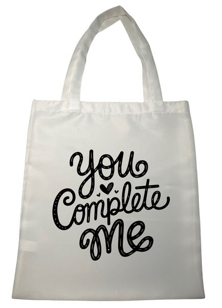 You Complete Me Tote Bag