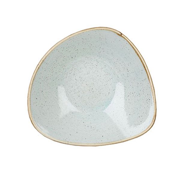 Churchill Stonecast Duck Egg Blue Triangle Plate 12 Pcs