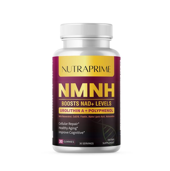 NMNH Gummies - NAD+ Booster with Resveratrol, CoQ10, Fisetin &amp; Polyphenols