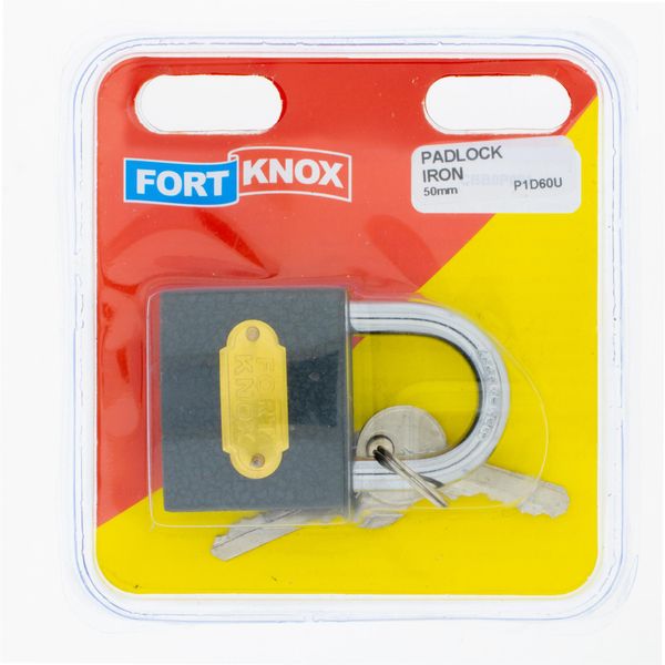 FORT KNOX Padlock Iron 50mm Q:1 P1D60U
