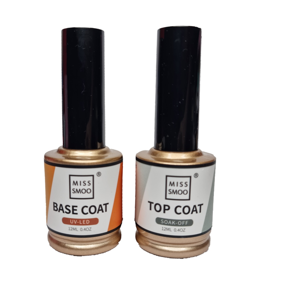 Miss Smoo Quality UV Gel Base Coat &amp; Top Coat Set