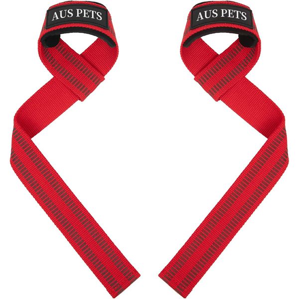 Adjustable Non-Slip Gym Wrist Lifting Straps/Ankle Cuffs with Hand Grips