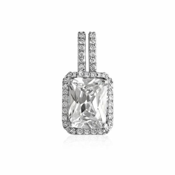 Vixen Sterling Silver Radiant CZ Pendant